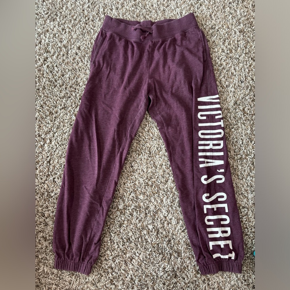 Victoria’s Secret sweatpants.
